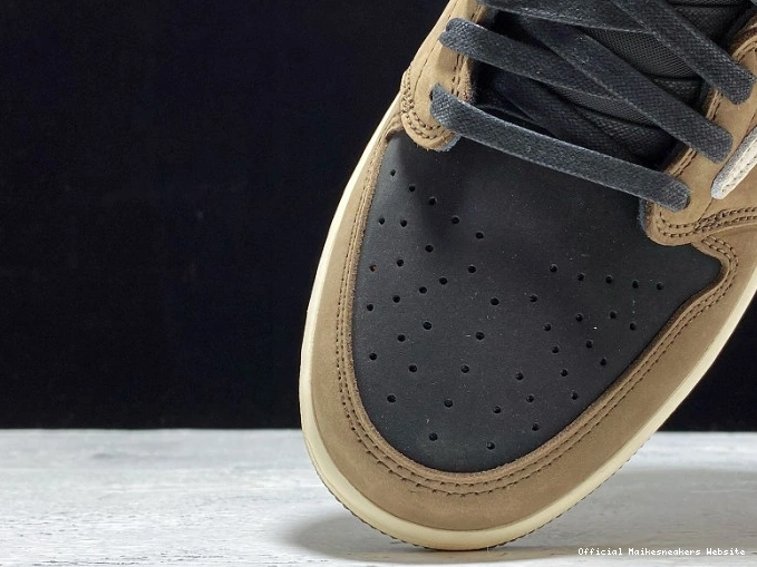 Official Maikesneakers Low SP Dark Scott CQ4277-001 Mocha x 1 OG Air Travis Jordan 0813